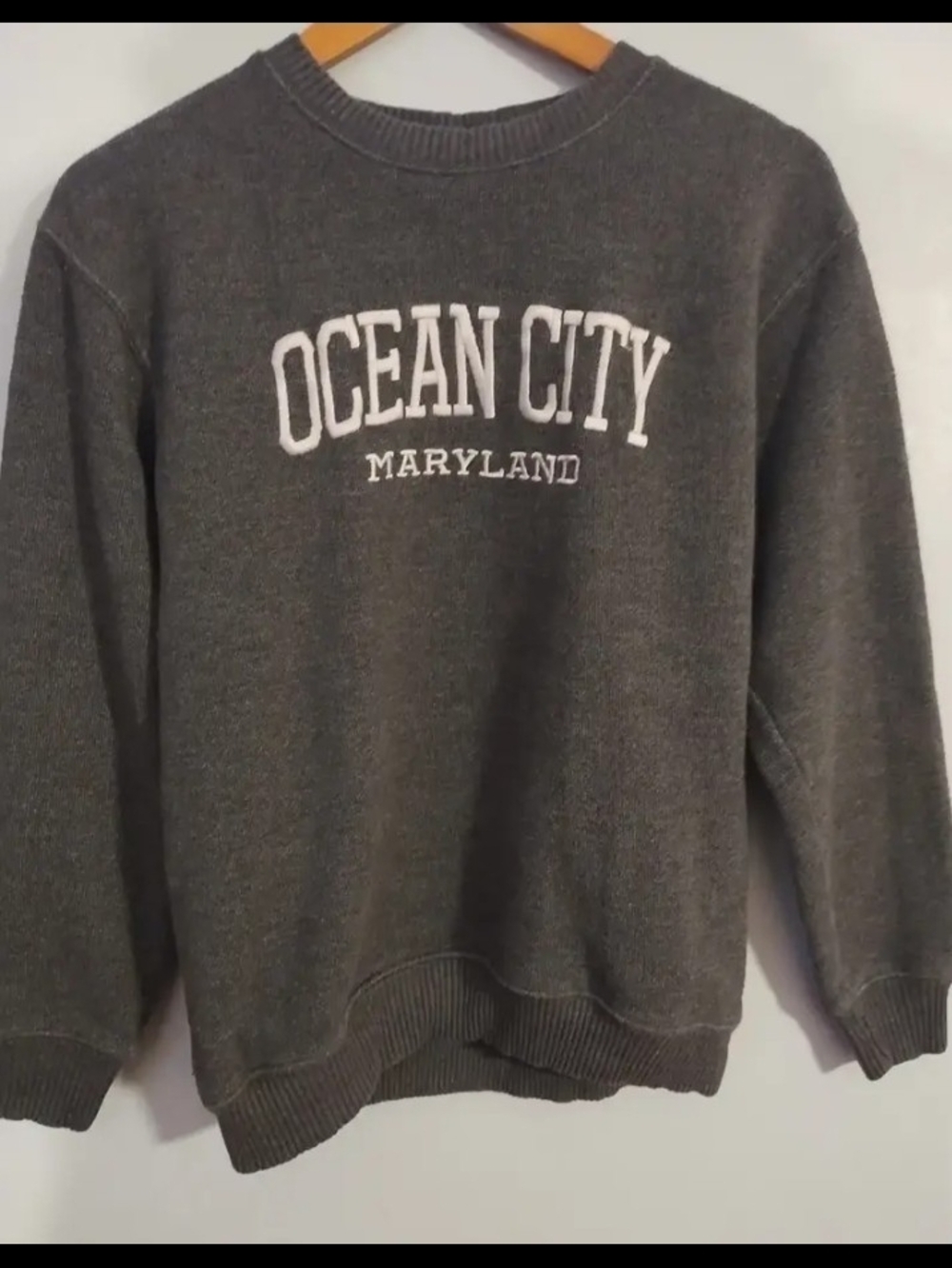 Ocean City Maryland Crewneck Sweater - Gray